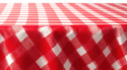 White pattern tablecloth gingham background textured red background fabric picnic table cloth textile