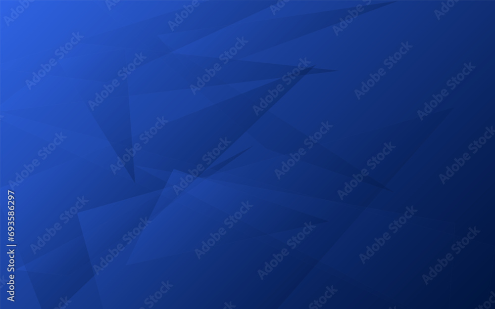 Poster abstract bright background of random triangles of different sizes and transparency. conceptual techn