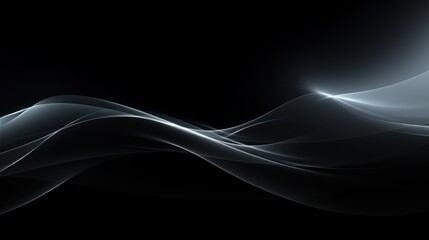 Naklejka premium smoke on black background wallpaper