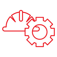 construction red icon