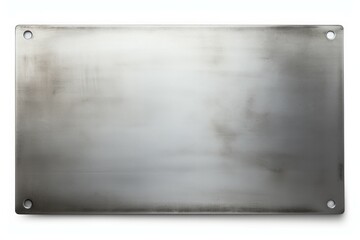 Metal signboard texture with screws
