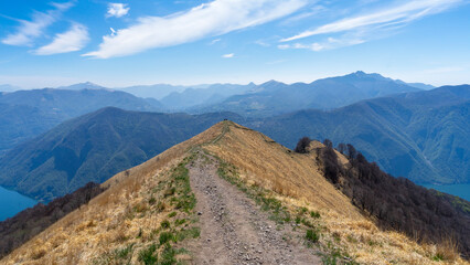 Trail in the Swiss Alps