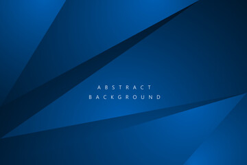 Obraz premium Minimalist blue abstract background with luxury triangle concept design. vector illustration