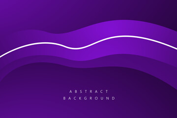 Minimal elegant purple wave layer abstract background for banner, poster, brochure, website. vector illustration