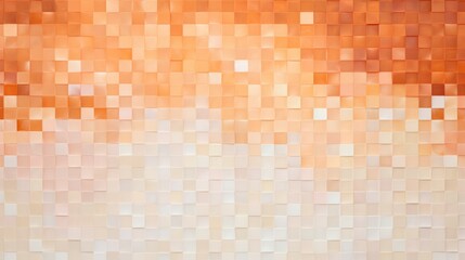 Peach fuzz Colorful mosaic tile background abstract
