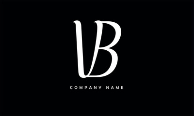 VB, BV, V, B Abstract Letters Logo Monogram