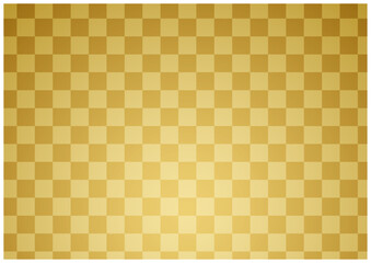 金箔の金屏風な和柄の金ゴールド背景金箔市松イラスト年賀状素材下光彩