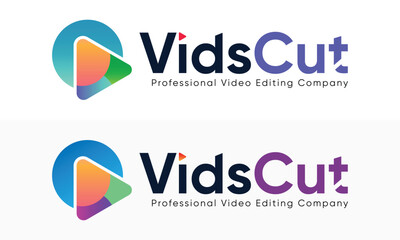 Video Editing Company logo vector 