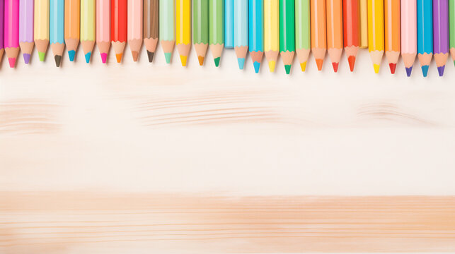 Color pencils abstract background