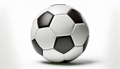 Naklejka premium Soccer ball Isolated, white background 