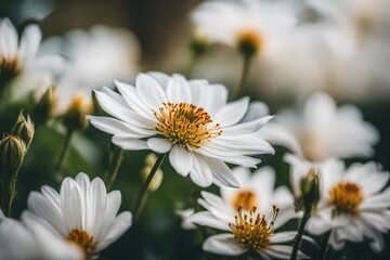 Obraz premium Daisy flower in the garden