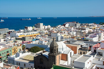 Fototapeta premium Las Palmas city in Gran Canaria, Spain