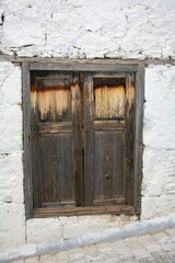 Old window on a house