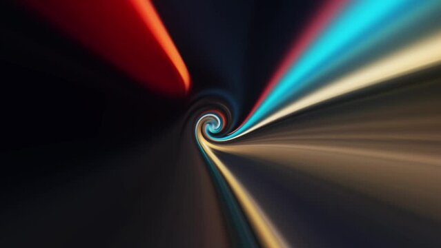 4K Colorful Tunnel Background