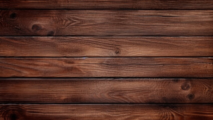 Naklejka premium Wooden background. Texture made of wooden boards. Dark Brown Wood texture with scratches.