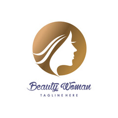 Beauty logo design element with modern creative abstract idea