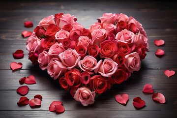 heart of roses