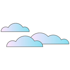 Fototapeta premium Korea Clean Lined Gradient Destinations - 27