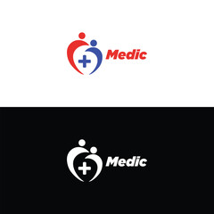 Medical logo design and illustration