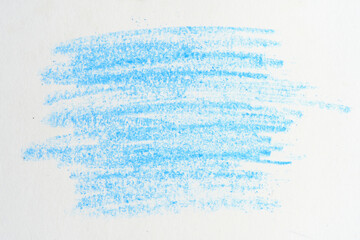 Background is white sheet painted over with blue pencil.