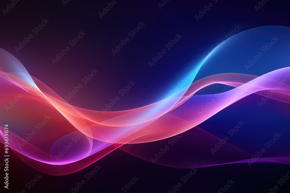 Poster abstract modern gradient abstract waves background with . minimal style dynamic wave pattern creativ