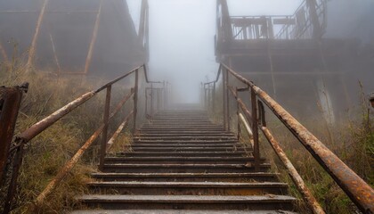 abandoned stairs