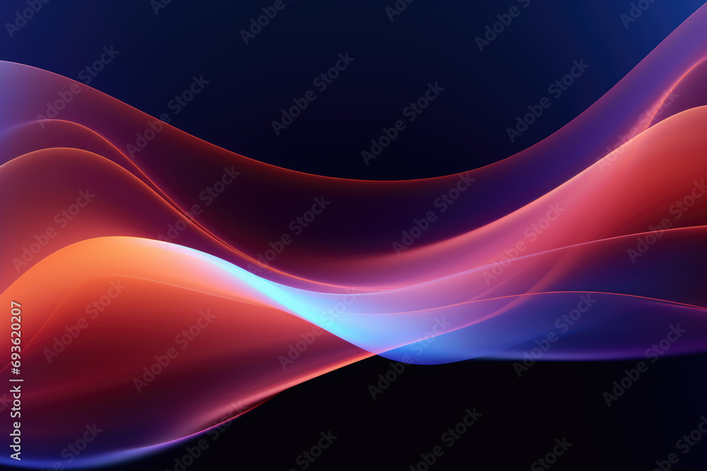 Poster abstract modern gradient abstract waves background with . minimal style dynamic wave pattern creativ