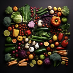 Fototapeta na wymiar set of vegetables