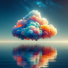 surrealistic cloud