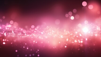 Pink woman’s glitter abstract background with bokeh. Happy Mother’s Day