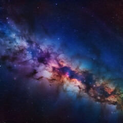 Fototapeta na wymiar Mystical nebula galaxy, a cosmic masterpiece of celestial beauty.