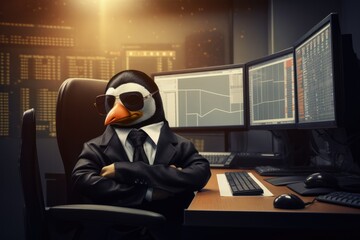 Stay Chill: Penguin Trader Thriving Despite Market Volatility