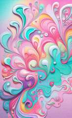 Vintage Abstract. Motley Light imitation. Peach