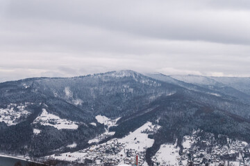 Fototapeta premium snow covered mountains