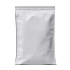 White plastic bag isolated on transparent background