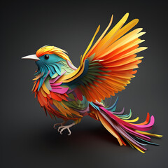 Obraz premium Beautiful picture of bird made with generative Ai