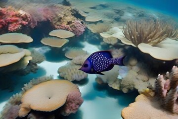 Explore the captivating marine haven of the Great Barrier Reef, where underwater photographers and ocean lovers delight in vibrant sea life.