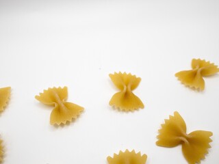 Farfalle Pasta Noodles Uncooked Photography