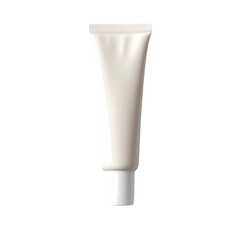 Skin care product containers isolated on transparent background