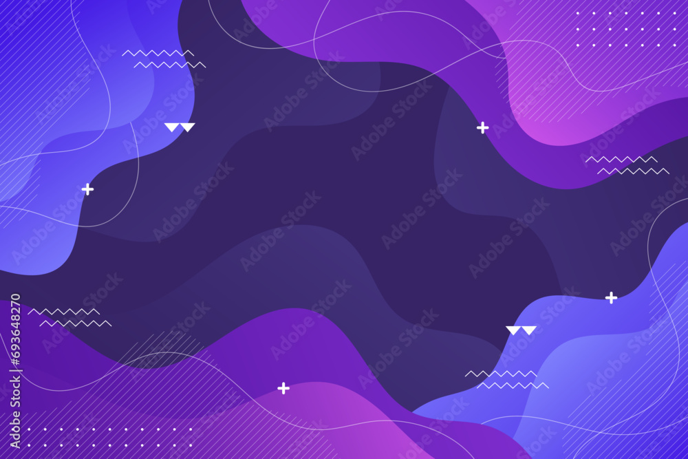 Poster abstract lines and waves minimal background with geometry style