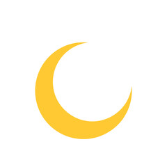 Obraz na płótnie Canvas Moon and stars vector icon on background. Flat Moon Icon. Night symbol. Vector illustration. EPS10.