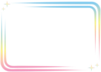 Obraz premium Rectangular blurred gradient border. Vector illustration