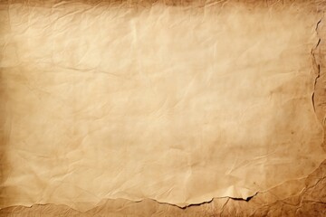 Parchment paper texture with aged edges and a crinkly surface.