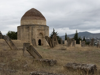 Fototapeta na wymiar Yeddi Gumbaz Mausoleum, Azerbaijan