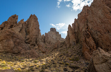 Landscape of Teide National Park , Tenerife