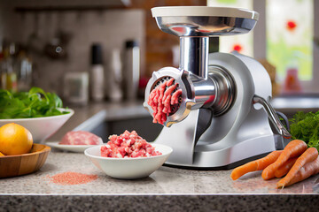 tritacarne in cucina 