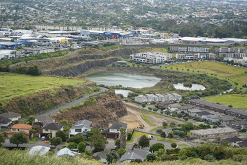 view of the village