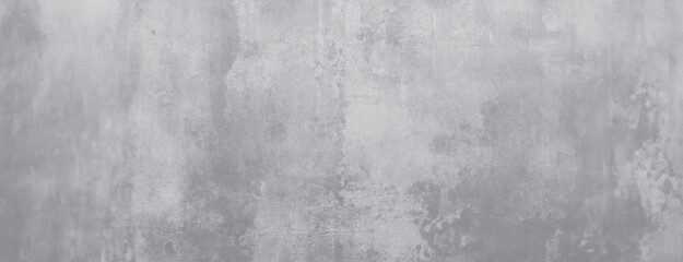 Abstract Concrete Wall with Textured Finish. A wide, high-resolution image of a concrete wall featuring a blend of textures and shades of gray - obrazy, fototapety, plakaty