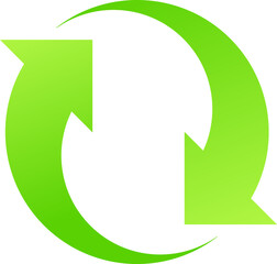 Green Recycle Symbol Icon