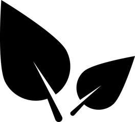 Green leaf eco friendly Symbol Icon